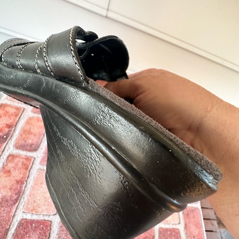 Dr Scholls women’s leather clogs size 9.5 - Picture 7 of 9